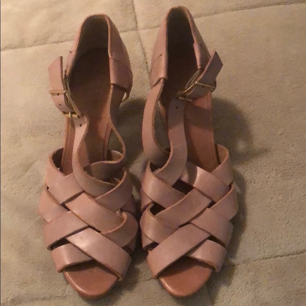 ‼️J. Crew‼️ Blush Pink Platform Heels